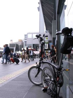 京都駅で